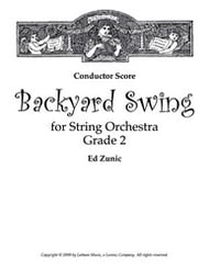 Backyard Swing Orchestra Scores/Parts sheet music cover Thumbnail